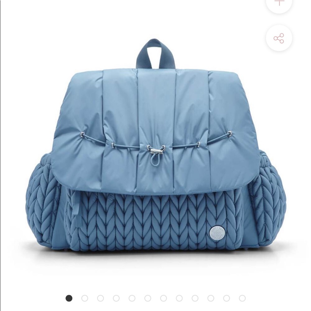 Happ brand blue diaper bag- like new!!